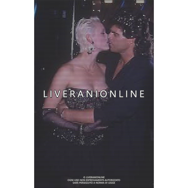 DIAP-RETROSPETTIVA BRIGITTE NIELSEN ATTRICE  NELLA FOTO BRIGITTE NIELSEN NELL\'ANNO 1988 A MILANO AG ALDO LIVERANI SAS