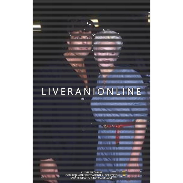 DIAP-RETROSPETTIVA BRIGITTE NIELSEN ATTRICE  NELLA FOTO BRIGITTE NIELSEN NELL\'ANNO 1988 A MILANO AG ALDO LIVERANI SAS