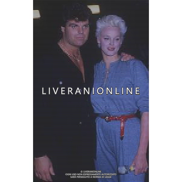 DIAP-RETROSPETTIVA BRIGITTE NIELSEN ATTRICE  NELLA FOTO BRIGITTE NIELSEN NELL\'ANNO 1988 A MILANO AG ALDO LIVERANI SAS