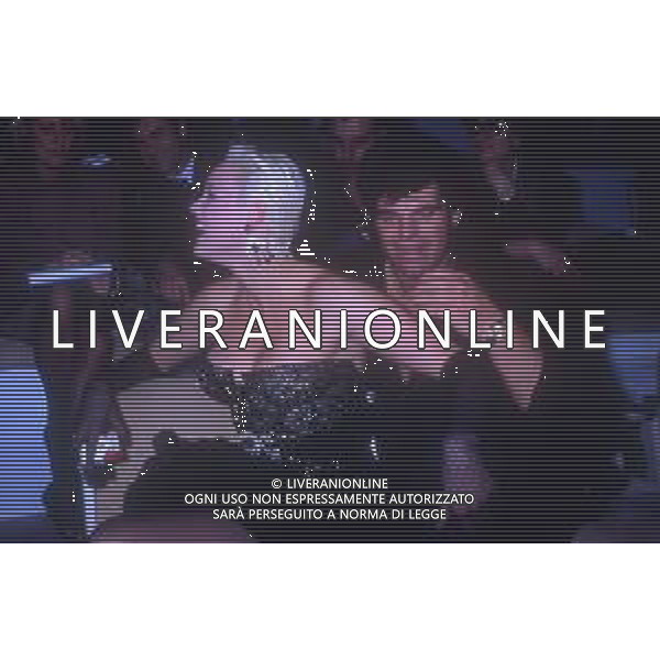 DIAP-RETROSPETTIVA BRIGITTE NIELSEN ATTRICE  NELLA FOTO BRIGITTE NIELSEN NELL\'ANNO 1988 A MILANO AG ALDO LIVERANI SAS
