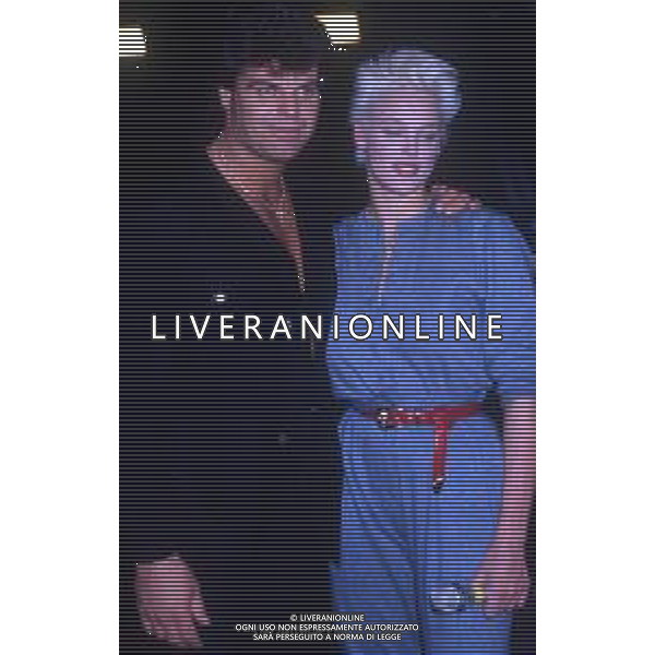 DIAP-RETROSPETTIVA BRIGITTE NIELSEN ATTRICE  NELLA FOTO BRIGITTE NIELSEN NELL\'ANNO 1988 A MILANO AG ALDO LIVERANI SAS