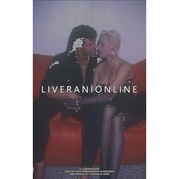 DIAP-RETROSPETTIVA BRIGITTE NIELSEN ATTRICE  NELLA FOTO BRIGITTE NIELSEN NELL\'ANNO 1988 A MILANO AG ALDO LIVERANI SAS