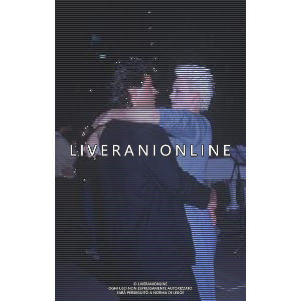 DIAP-RETROSPETTIVA BRIGITTE NIELSEN ATTRICE  NELLA FOTO BRIGITTE NIELSEN NELL\'ANNO 1988 A MILANO AG ALDO LIVERANI SAS