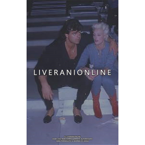 DIAP-RETROSPETTIVA BRIGITTE NIELSEN ATTRICE  NELLA FOTO BRIGITTE NIELSEN NELL\'ANNO 1988 A MILANO AG ALDO LIVERANI SAS