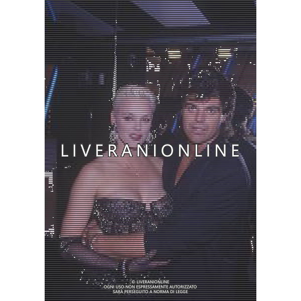 DIAP-RETROSPETTIVA BRIGITTE NIELSEN ATTRICE  NELLA FOTO BRIGITTE NIELSEN NELL\'ANNO 1988 A MILANO AG ALDO LIVERANI SAS
