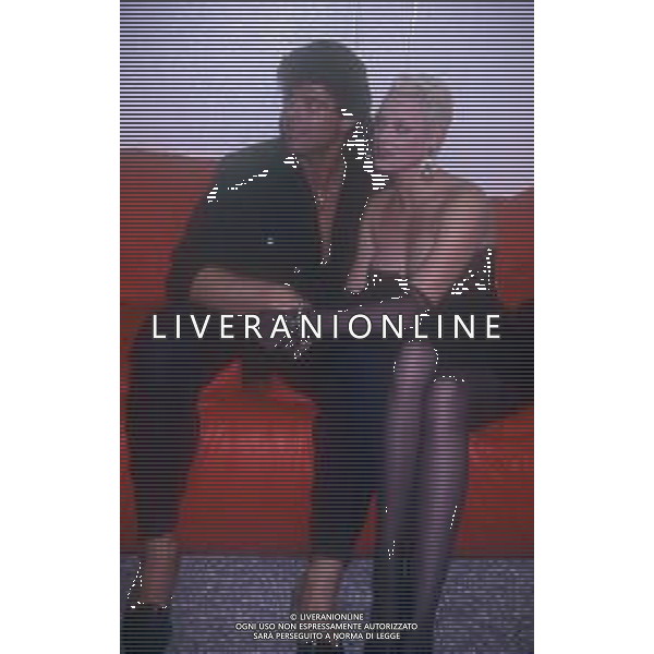 DIAP-RETROSPETTIVA BRIGITTE NIELSEN ATTRICE  NELLA FOTO BRIGITTE NIELSEN NELL\'ANNO 1988 A MILANO AG ALDO LIVERANI SAS