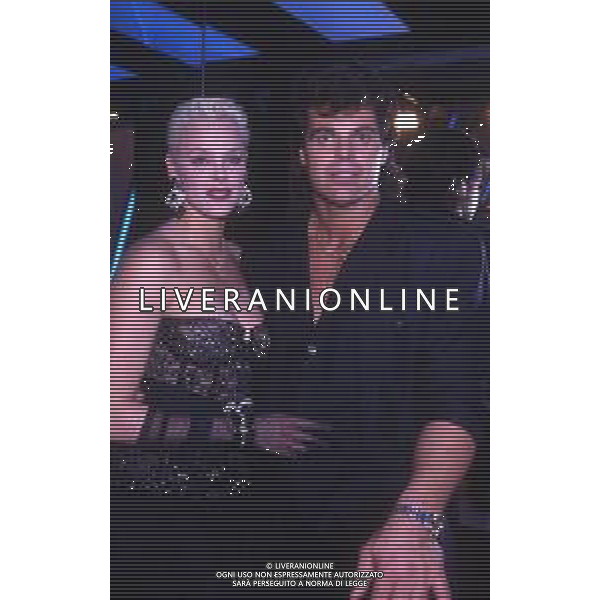 DIAP-RETROSPETTIVA BRIGITTE NIELSEN ATTRICE  NELLA FOTO BRIGITTE NIELSEN NELL\'ANNO 1988 A MILANO AG ALDO LIVERANI SAS