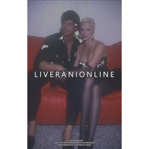 DIAP-RETROSPETTIVA BRIGITTE NIELSEN ATTRICE  NELLA FOTO BRIGITTE NIELSEN NELL\'ANNO 1988 A MILANO AG ALDO LIVERANI SAS