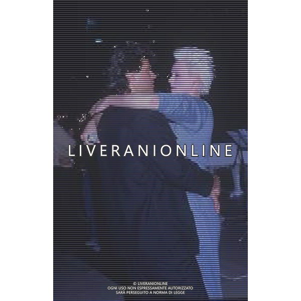 DIAP-RETROSPETTIVA BRIGITTE NIELSEN ATTRICE  NELLA FOTO BRIGITTE NIELSEN NELL\'ANNO 1988 A MILANO AG ALDO LIVERANI SAS