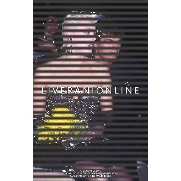 DIAP-RETROSPETTIVA BRIGITTE NIELSEN ATTRICE  NELLA FOTO BRIGITTE NIELSEN NELL\'ANNO 1988 A MILANO AG ALDO LIVERANI SAS