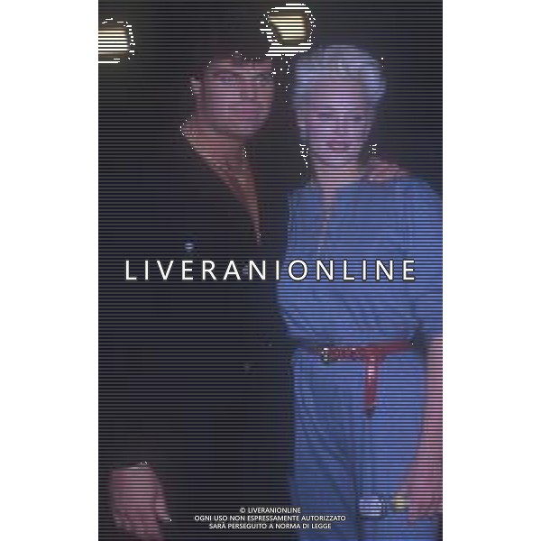 DIAP-RETROSPETTIVA BRIGITTE NIELSEN ATTRICE  NELLA FOTO BRIGITTE NIELSEN NELL\'ANNO 1988 A MILANO AG ALDO LIVERANI SAS
