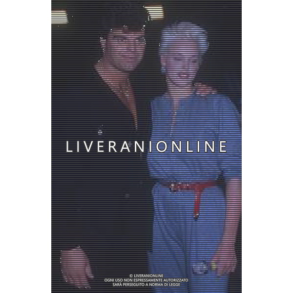 DIAP-RETROSPETTIVA BRIGITTE NIELSEN ATTRICE  NELLA FOTO BRIGITTE NIELSEN NELL\'ANNO 1988 A MILANO AG ALDO LIVERANI SAS