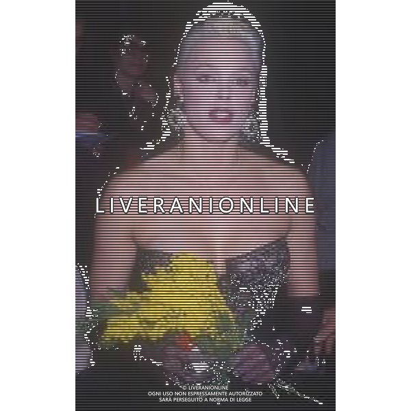 DIAP-RETROSPETTIVA BRIGITTE NIELSEN ATTRICE  NELLA FOTO BRIGITTE NIELSEN NELL\'ANNO 1988 A MILANO AG ALDO LIVERANI SAS