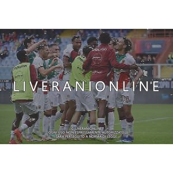 TVRG Genoa vs Reggiana nella foto esultanza Reggiana dopo il gol dell\'1 a 0 Genova 01-11-2023 Stadio Luigi Ferraris - Marassi Coppa Italia Frecciarossa - 16mi di finale foto Roberto Garavaglia/ag. Aldo Liverani sas/AGENZIA ALDO LIVERANI SAS