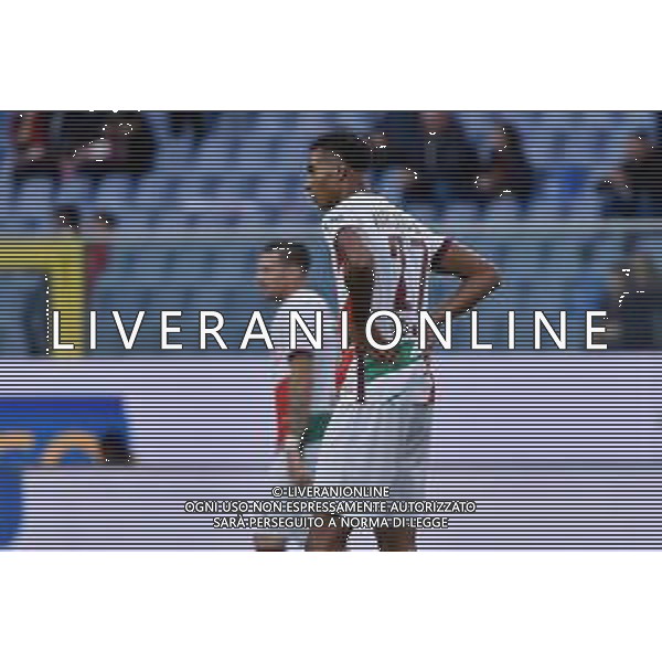 TVRG Genoa vs Reggiana nella foto delusione Reggiana dopo il gol subito dell\'1 a 1 Genoa Genova 01-11-2023 Stadio Luigi Ferraris - Marassi Coppa Italia Frecciarossa - 16mi di finale foto Roberto Garavaglia/ag. Aldo Liverani sas/AGENZIA ALDO LIVERANI SAS