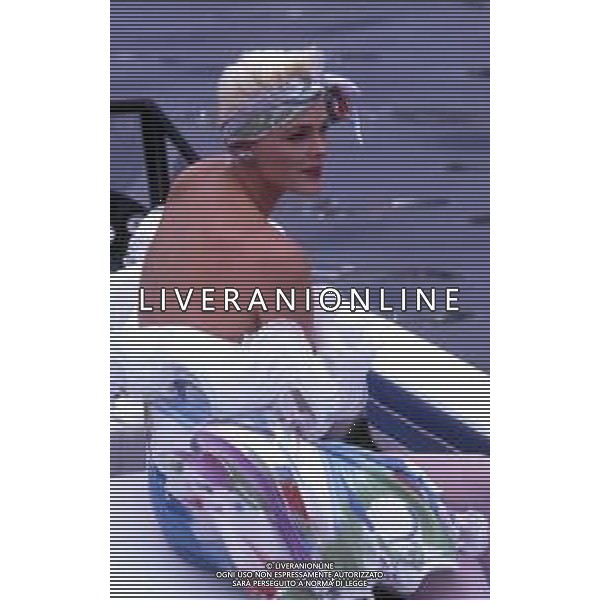 DIAP-RETROSPETTIVA BRIGITTE NIELSEN ATTRICE NELLA FOTO BRIGITTE NIELSEN NELL\'ANNO 1991 A VENEZIA AG ALDO LIVERANI SAS  