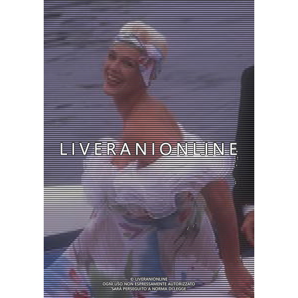 DIAP-RETROSPETTIVA BRIGITTE NIELSEN ATTRICE NELLA FOTO BRIGITTE NIELSEN NELL\'ANNO 1991 A VENEZIA AG ALDO LIVERANI SAS  