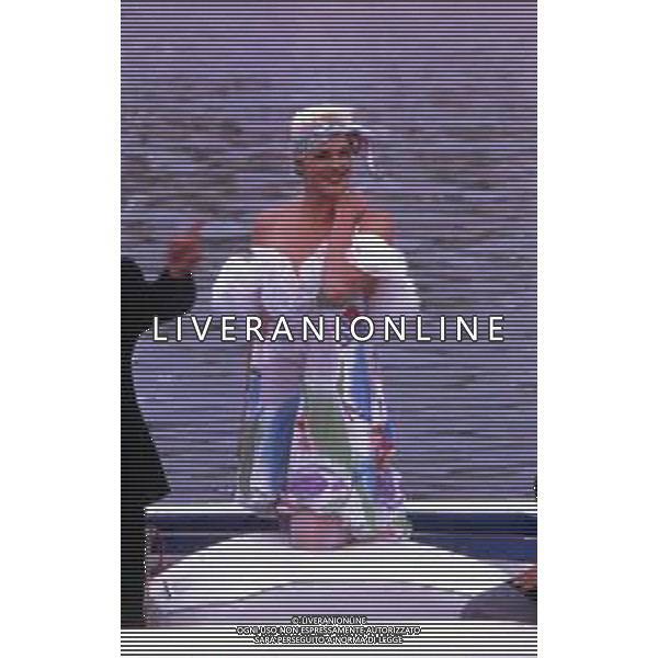 DIAP-RETROSPETTIVA BRIGITTE NIELSEN ATTRICE NELLA FOTO BRIGITTE NIELSEN NELL\'ANNO 1991 A VENEZIA AG ALDO LIVERANI SAS  