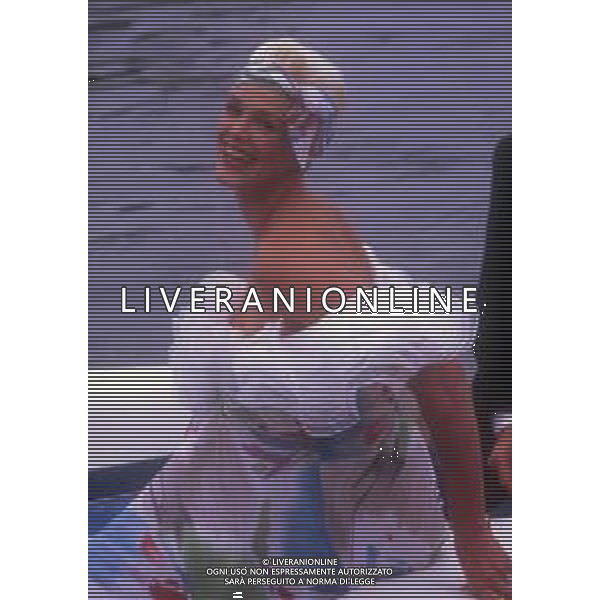 DIAP-RETROSPETTIVA BRIGITTE NIELSEN ATTRICE NELLA FOTO BRIGITTE NIELSEN NELL\'ANNO 1991 A VENEZIA AG ALDO LIVERANI SAS  