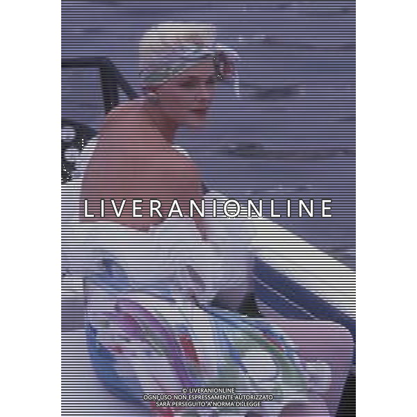 DIAP-RETROSPETTIVA BRIGITTE NIELSEN ATTRICE NELLA FOTO BRIGITTE NIELSEN NELL\'ANNO 1991 A VENEZIA AG ALDO LIVERANI SAS  
