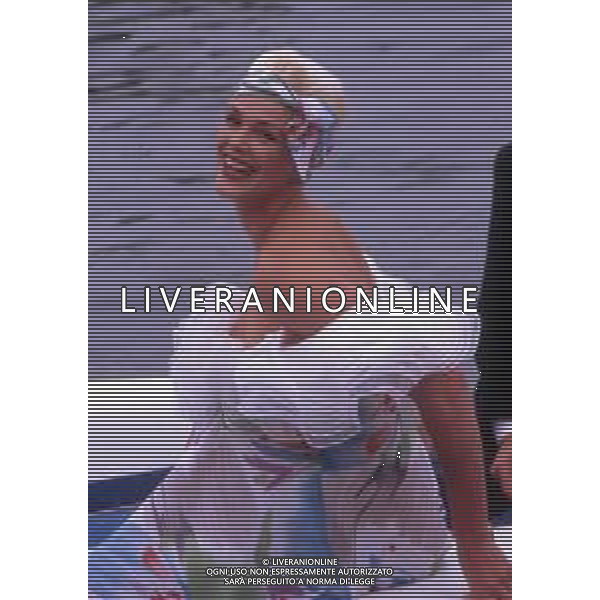 DIAP-RETROSPETTIVA BRIGITTE NIELSEN ATTRICE NELLA FOTO BRIGITTE NIELSEN NELL\'ANNO 1991 A VENEZIA AG ALDO LIVERANI SAS  