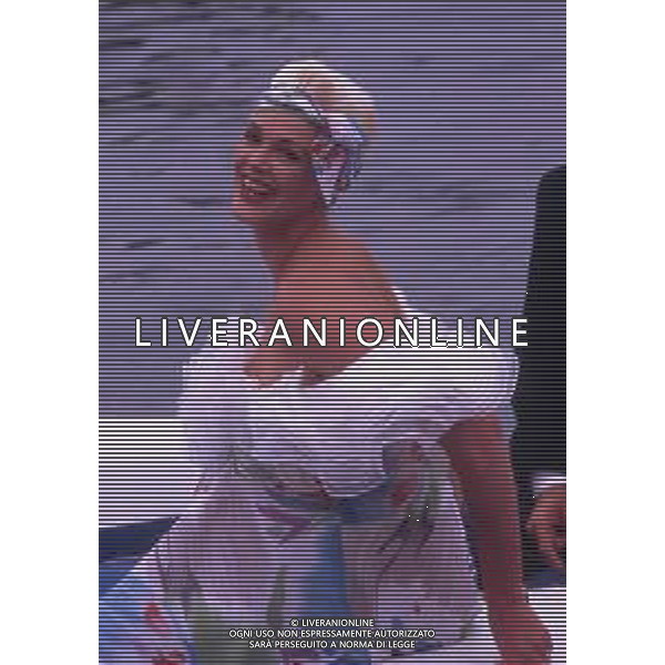 DIAP-RETROSPETTIVA BRIGITTE NIELSEN ATTRICE NELLA FOTO BRIGITTE NIELSEN NELL\'ANNO 1991 A VENEZIA AG ALDO LIVERANI SAS  
