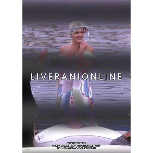 DIAP-RETROSPETTIVA BRIGITTE NIELSEN ATTRICE NELLA FOTO BRIGITTE NIELSEN NELL\'ANNO 1991 A VENEZIA AG ALDO LIVERANI SAS  