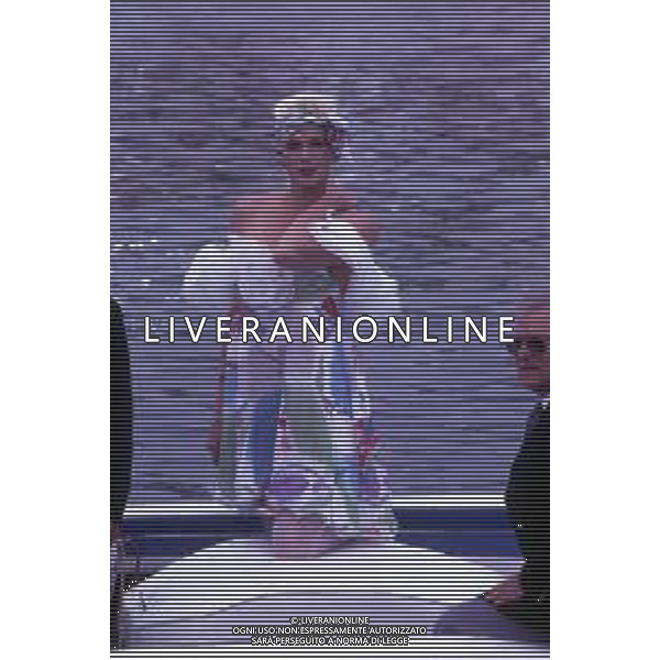 DIAP-RETROSPETTIVA BRIGITTE NIELSEN ATTRICE NELLA FOTO BRIGITTE NIELSEN NELL\'ANNO 1991 A VENEZIA AG ALDO LIVERANI SAS  