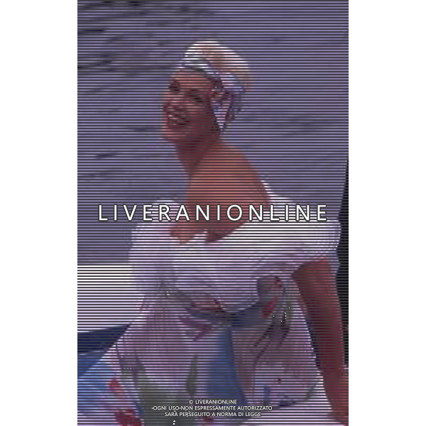 DIAP-RETROSPETTIVA BRIGITTE NIELSEN ATTRICE NELLA FOTO BRIGITTE NIELSEN NELL\'ANNO 1991 A VENEZIA AG ALDO LIVERANI SAS  