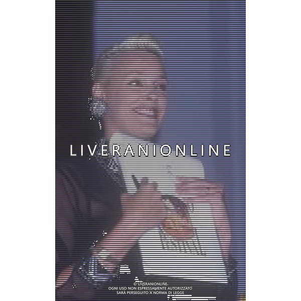 DIAP-RETROSPETTIVA BRIGITTE NIELSEN ATTRICE NELLA FOTO BRIGITTE NIELSEN NELL\'ANNO 1992 A SANREMO AG ALDO LIVERANI SAS  
