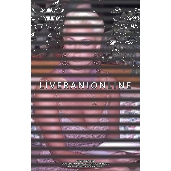 DIAP-RETROSPETTIVA BRIGITTE NIELSEN ATTRICE NELLA FOTO BRIGITTE NIELSEN NELL\'ANNO 1992 A SANREMO AG ALDO LIVERANI SAS  