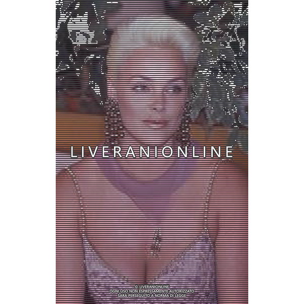 DIAP-RETROSPETTIVA BRIGITTE NIELSEN ATTRICE NELLA FOTO BRIGITTE NIELSEN NELL\'ANNO 1992 A SANREMO AG ALDO LIVERANI SAS  