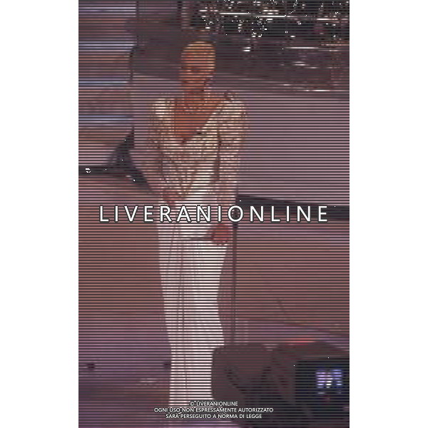 DIAP-RETROSPETTIVA BRIGITTE NIELSEN ATTRICE NELLA FOTO BRIGITTE NIELSEN NELL\'ANNO 1992 A SANREMO AG ALDO LIVERANI SAS  