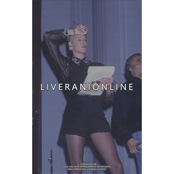 DIAP-RETROSPETTIVA BRIGITTE NIELSEN ATTRICE NELLA FOTO BRIGITTE NIELSEN NELL\'ANNO 1992 A SANREMO AG ALDO LIVERANI SAS  
