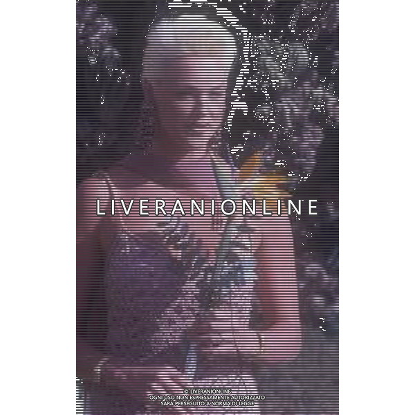 DIAP-RETROSPETTIVA BRIGITTE NIELSEN ATTRICE NELLA FOTO BRIGITTE NIELSEN NELL\'ANNO 1992 A SANREMO AG ALDO LIVERANI SAS  