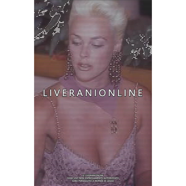 DIAP-RETROSPETTIVA BRIGITTE NIELSEN ATTRICE NELLA FOTO BRIGITTE NIELSEN NELL\'ANNO 1992 A SANREMO AG ALDO LIVERANI SAS  