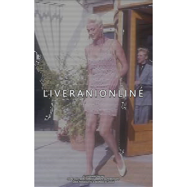 DIAP-RETROSPETTIVA BRIGITTE NIELSEN ATTRICE NELLA FOTO BRIGITTE NIELSEN NELL\'ANNO 1992 A SANREMO AG ALDO LIVERANI SAS  