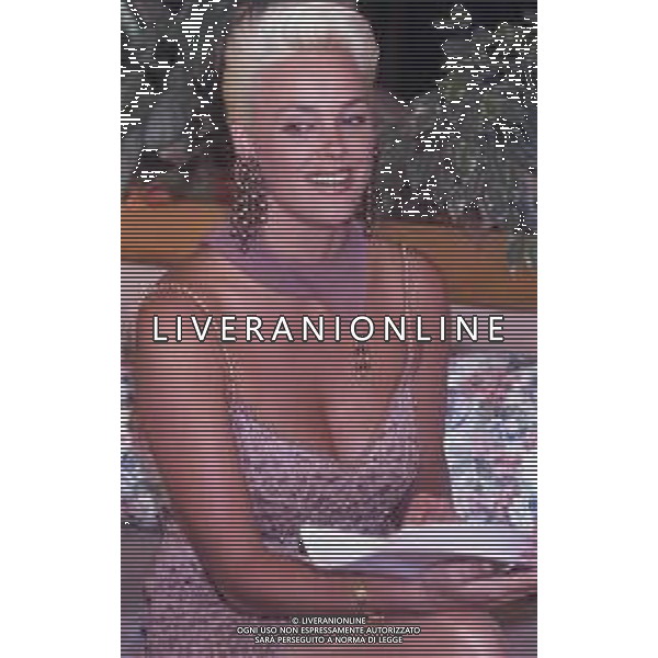 DIAP-RETROSPETTIVA BRIGITTE NIELSEN ATTRICE NELLA FOTO BRIGITTE NIELSEN NELL\'ANNO 1992 A SANREMO AG ALDO LIVERANI SAS  