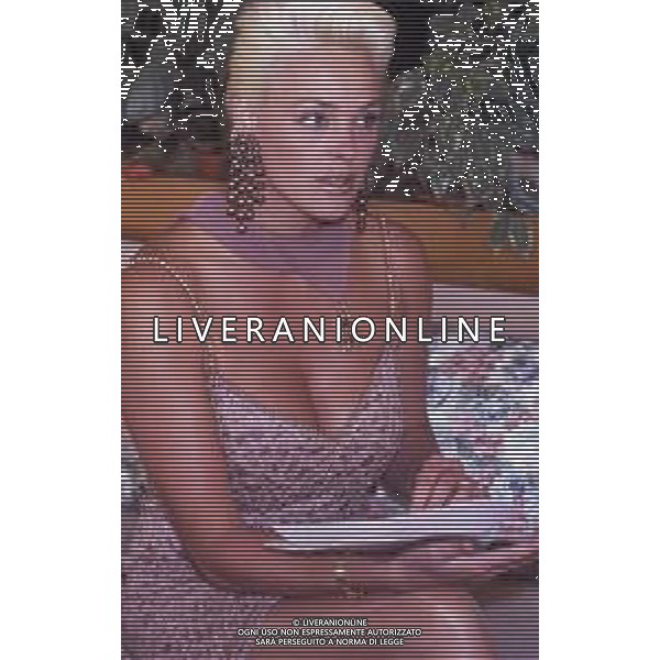 DIAP-RETROSPETTIVA BRIGITTE NIELSEN ATTRICE NELLA FOTO BRIGITTE NIELSEN NELL\'ANNO 1992 A SANREMO AG ALDO LIVERANI SAS  