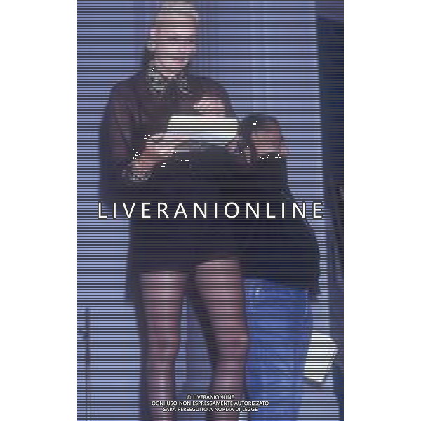 DIAP-RETROSPETTIVA BRIGITTE NIELSEN ATTRICE NELLA FOTO BRIGITTE NIELSEN NELL\'ANNO 1992 A SANREMO AG ALDO LIVERANI SAS  