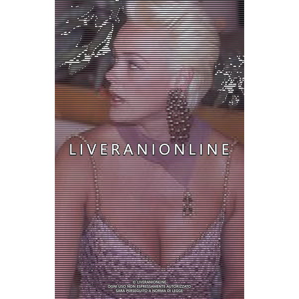 DIAP-RETROSPETTIVA BRIGITTE NIELSEN ATTRICE NELLA FOTO BRIGITTE NIELSEN NELL\'ANNO 1992 A SANREMO AG ALDO LIVERANI SAS  