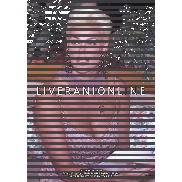 DIAP-RETROSPETTIVA BRIGITTE NIELSEN ATTRICE NELLA FOTO BRIGITTE NIELSEN NELL\'ANNO 1992 A SANREMO AG ALDO LIVERANI SAS  