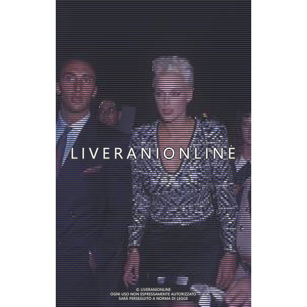DIAP-RETROSPETTIVA BRIGITTE NIELSEN ATTRICE NELLA FOTO BRIGITTE NIELSEN A MILANO A UNA SFILATA DI MODA AG ALDO LIVERANI SAS 