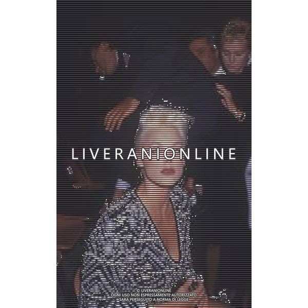 DIAP-RETROSPETTIVA BRIGITTE NIELSEN ATTRICE NELLA FOTO BRIGITTE NIELSEN A MILANO A UNA SFILATA DI MODA AG ALDO LIVERANI SAS 