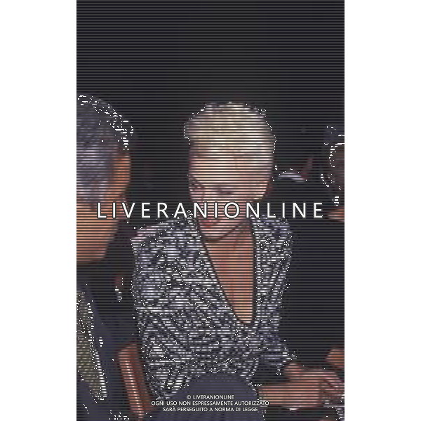 DIAP-RETROSPETTIVA BRIGITTE NIELSEN ATTRICE NELLA FOTO BRIGITTE NIELSEN A MILANO A UNA SFILATA DI MODA AG ALDO LIVERANI SAS 