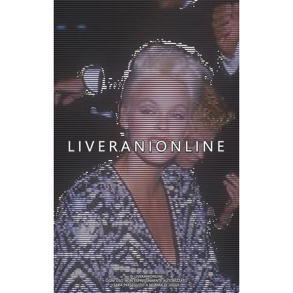 DIAP-RETROSPETTIVA BRIGITTE NIELSEN ATTRICE NELLA FOTO BRIGITTE NIELSEN A MILANO A UNA SFILATA DI MODA AG ALDO LIVERANI SAS 