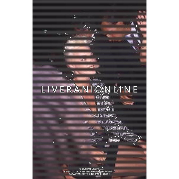DIAP-RETROSPETTIVA BRIGITTE NIELSEN ATTRICE NELLA FOTO BRIGITTE NIELSEN A MILANO A UNA SFILATA DI MODA AG ALDO LIVERANI SAS 