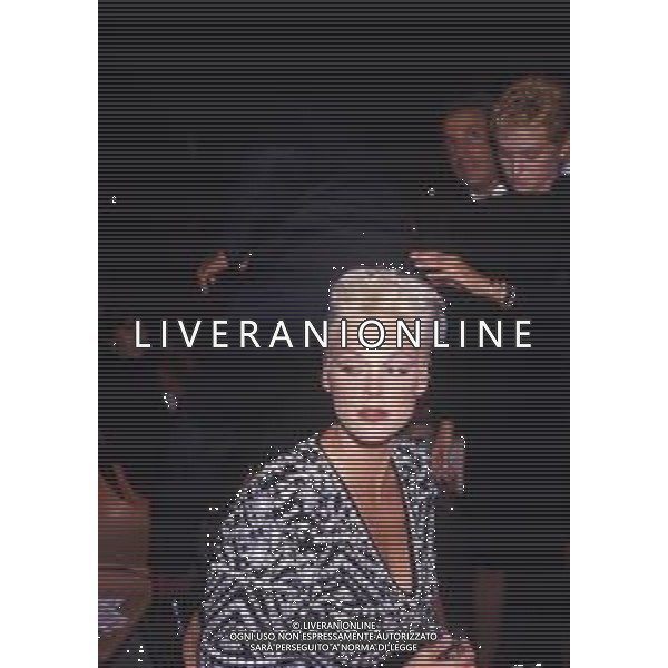 DIAP-RETROSPETTIVA BRIGITTE NIELSEN ATTRICE NELLA FOTO BRIGITTE NIELSEN A MILANO A UNA SFILATA DI MODA AG ALDO LIVERANI SAS 
