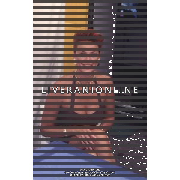 DIAP-RETROSPETTIVA BRIGITTE NIELSEN ATTRICE NELLA FOTO BRIGITTE NIELSEN ALL\'AUTODROMO DI MONZA AG ALDO LIVERANI SAS  