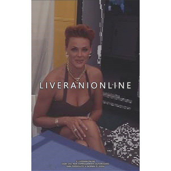 DIAP-RETROSPETTIVA BRIGITTE NIELSEN ATTRICE NELLA FOTO BRIGITTE NIELSEN ALL\'AUTODROMO DI MONZA AG ALDO LIVERANI SAS  